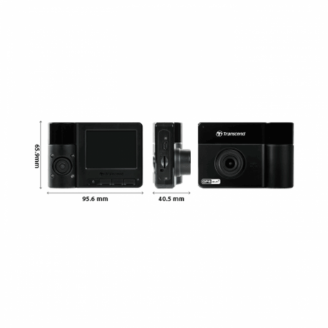 Transcend Dashcam DrivePro 250 Car Video Recorder Dash Cam Full HD 64GB  MicroSD