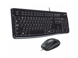 Logitech MK120 Wired Keyboard & Mouse Combo, 2 Years Warranty