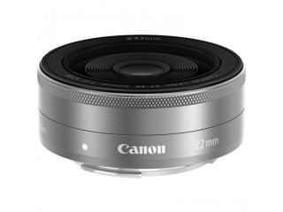 Canon EF-M 22mm f/2 STM Silver Lens