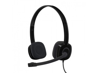 Logitech 3.5 mm Analog Stereo Headset H151 with Boom Microphone